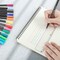 Fineliner Pen, Color Pens for Drawing, Calendar, Coloring, Writing, Note Taking, Journaling,18ct Colors Fine Line Porous Fine Point Markers, School Office Teacher Art Supplies
